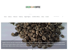 Tablet Screenshot of greenrawcoffee.com